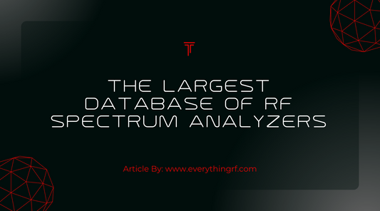 The Largest Database of RF Spectrum Analyzers