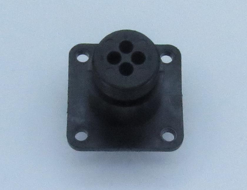 4 Position Circular, Receptacle Housing, Panel Mount 206061-1