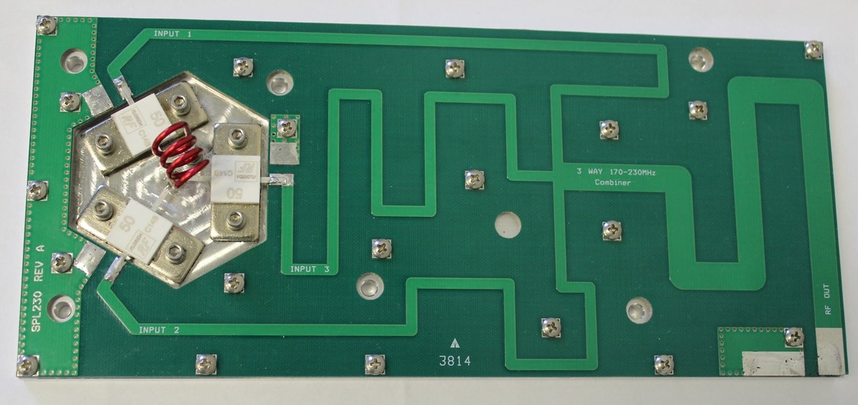 Combiner, 70-230 Mhz 3-Way VHF-H 3Kw