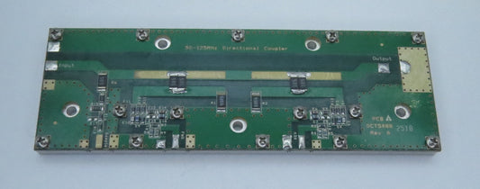 Dual Directional Coupler Boards with Plates and drilled for SMA connectors