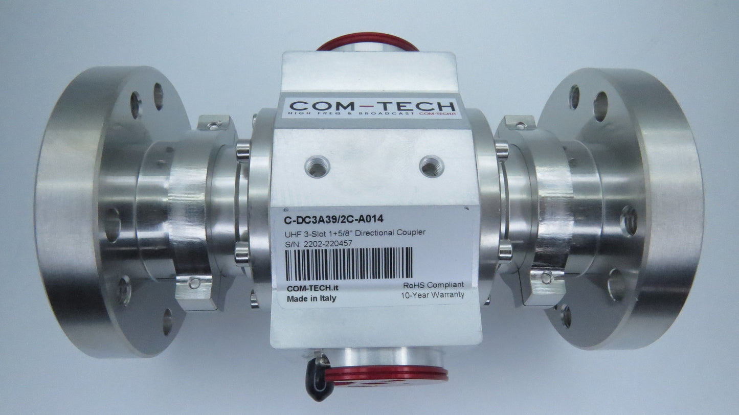 Coupler, 470-862MHz, 5.5kW DTV, (2) 1-5/8 EIA flange, SMA Probe