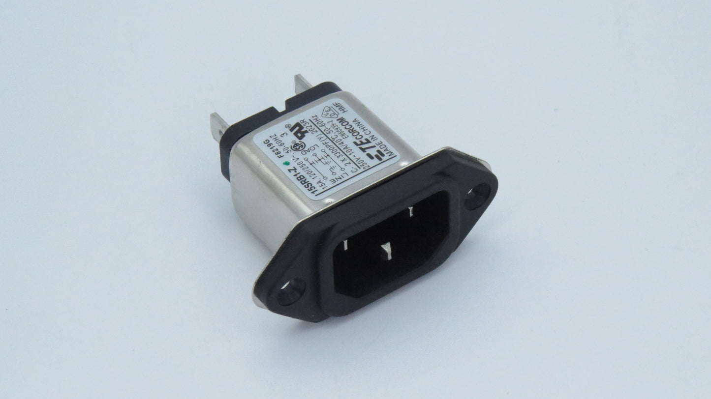 AC Entry, Filtered, 15A, 15SRB1-Z, 6609987-8