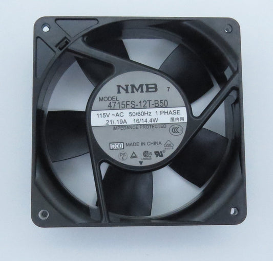 Fan, 115Vac, 119mmx119mmx38mm, 115CFM, ball bearing, 0.19A, 2-wire